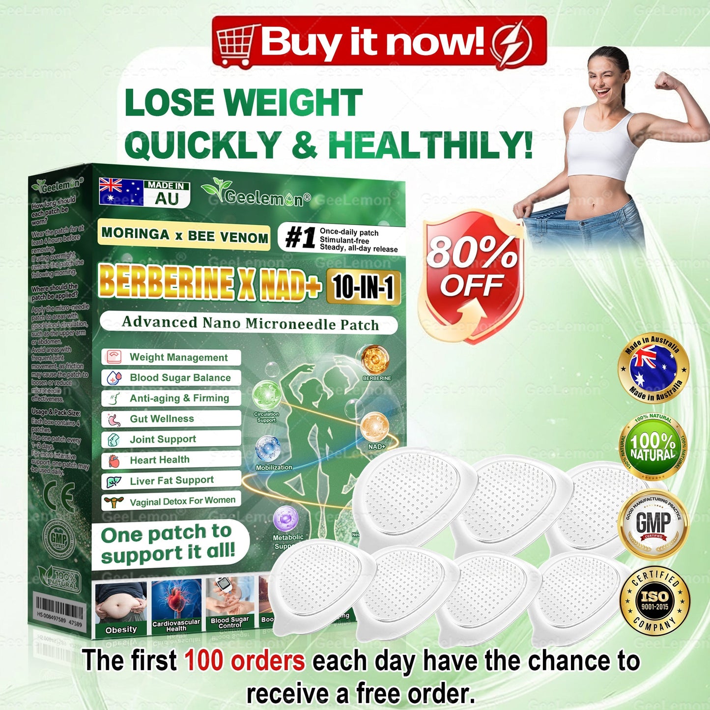 Congratulations! You have unlocked an exclusive 𝐆𝐞𝐞𝐋𝐞𝐦𝐨𝐧® offer! i As a thank you for your order, we're offering an additional 30% off today! Click below to grab this special offer, offer expires!